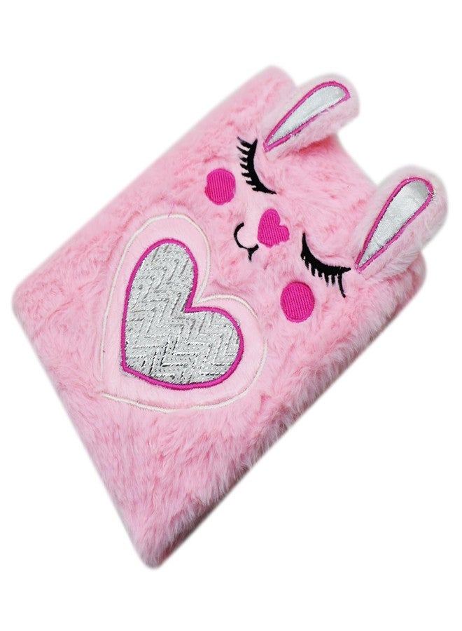 Asera 1 Pc Fur Plush Diary for Kids (21 * 15 cms) / Birthday Return Gifts for Kids, 144 Ruled Pages (Rabbit) - Image 5
